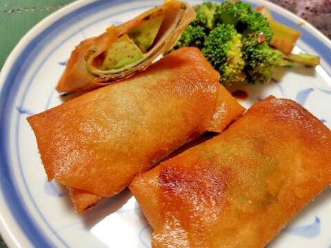 アボカド大葉ハムチーズ春巻き